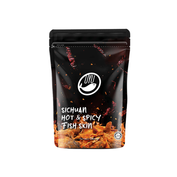 Oyu Sichuan Hot & Spicy Fish Skin 100g