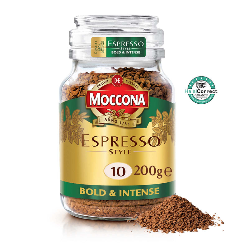 Moccona Espresso Style Freeze Dried 10 Coffee 200g