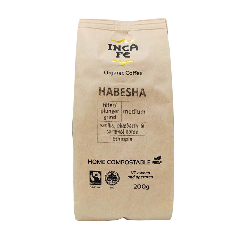 Inca Fe Organic  coffee filter habesha 200gm
