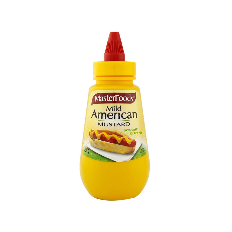 MasterFoods Mild American Mustard Squeezy Bottle 250g