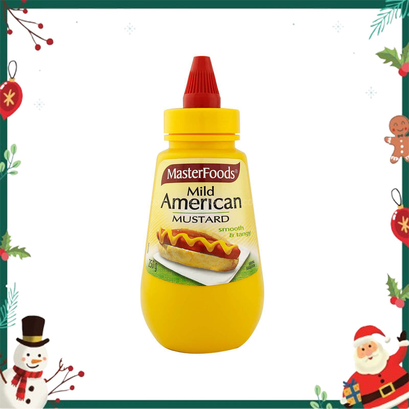 MasterFoods Mild American Mustard Squeezy Bottle 250g