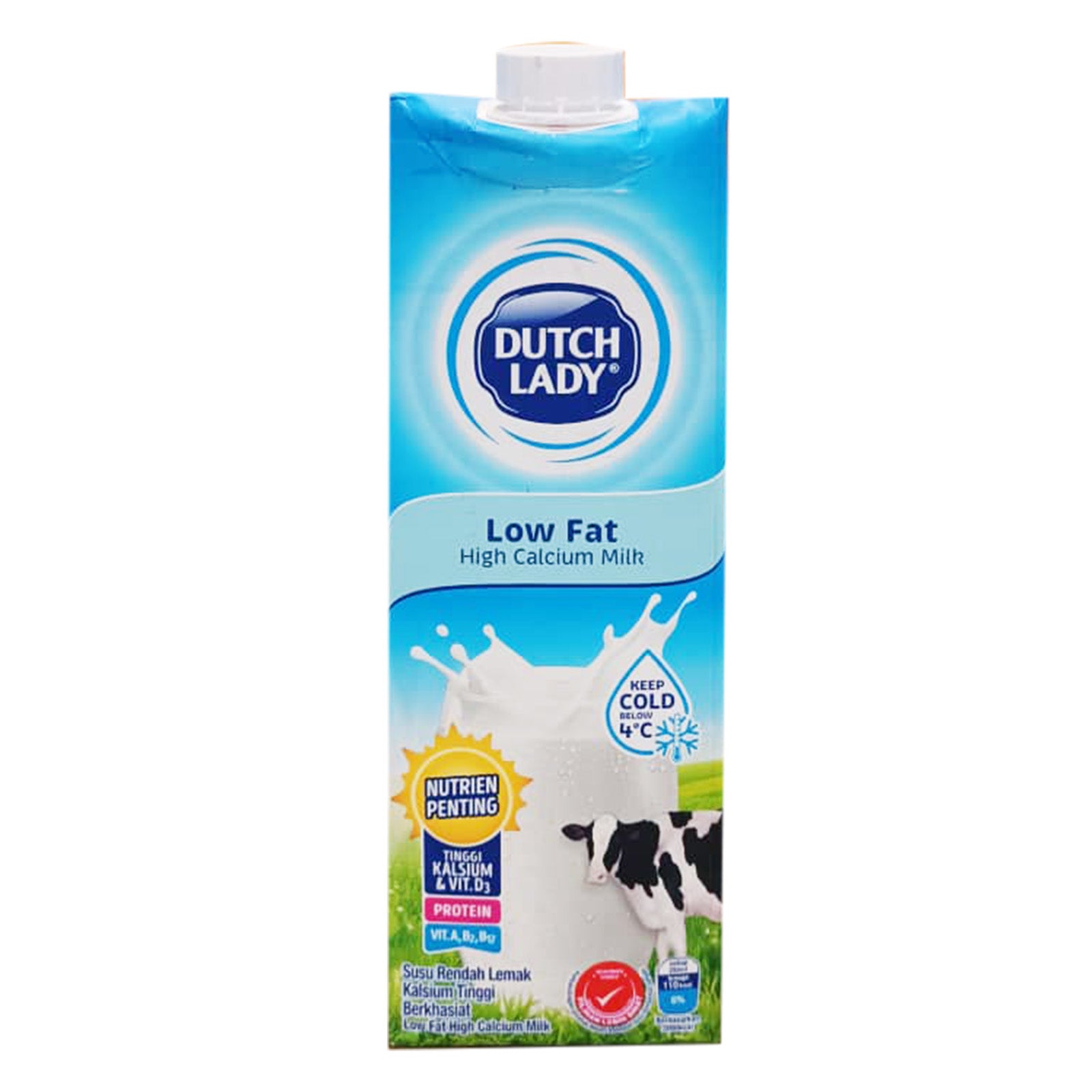 Dutch Lady Pure Farm Low Fat Milk 1L