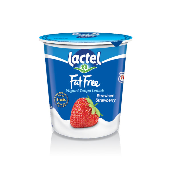 Lactel Fat Free Strawberry Yogurt 130g