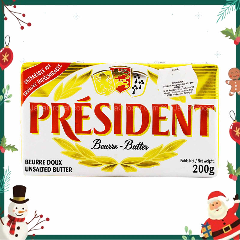 President Unsalted Butter 200g