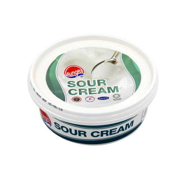 Sunglo Natural Sour Cream 210g