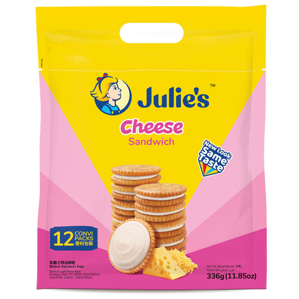 Julie's Cheese Sandwich Biscuits 336g (highest price)