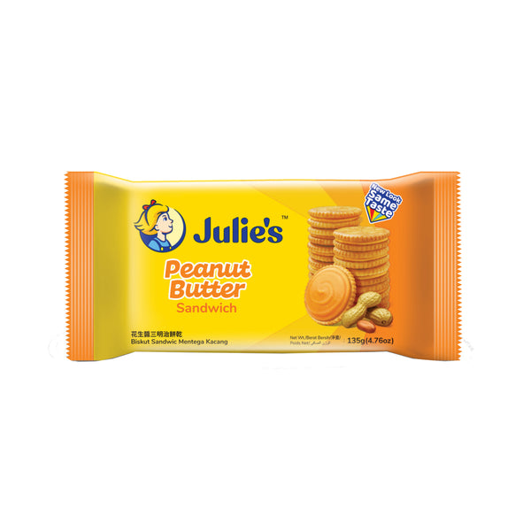 Julie's Peanut Butter Sandwich Biscuits 120g (highest price)