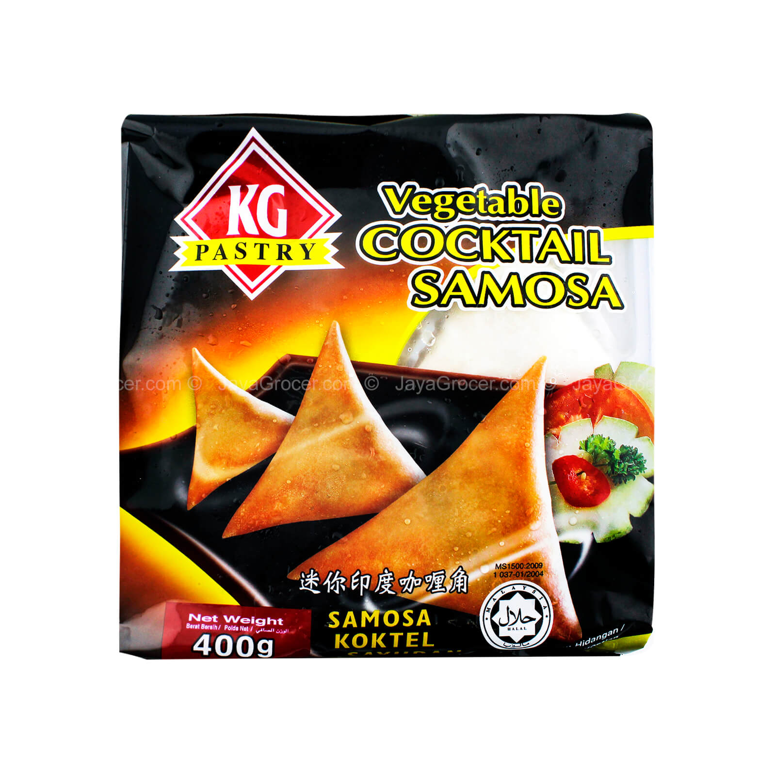 KG Pastry Vegetable Cocktail Samosa 400g