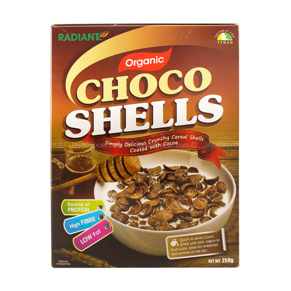 Radiant Organic Choco Shells 250g (highest price)