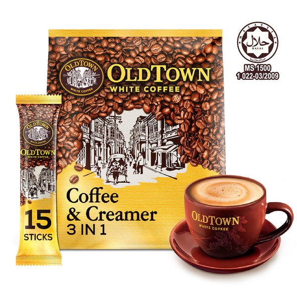 Old Town Coffee & Creamer Instant 2-in-1 Premix White Coffee 25g x 15 (highest price)