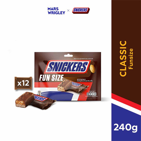 Snickers Fun Size Peanut Chocolate Bar 12pcs/pack (highest price)