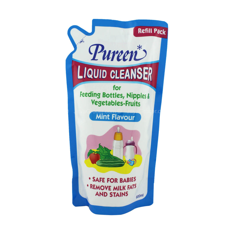 Pureen Liquid Cleanser Mint Scent (Refill) 600ml