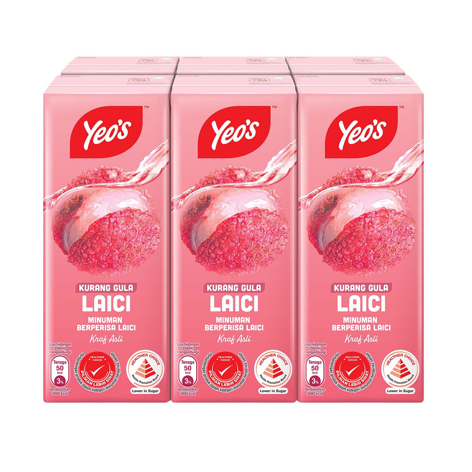 Yeos Lychee 250ml x 6