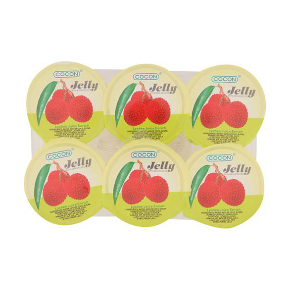 Cocon Lychee Pudding with Nata De Coco 118g x 6pcs (highest price)