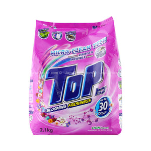Top Blooming Freshness Micro-Clean Tech Powder Detergent 2.1kg