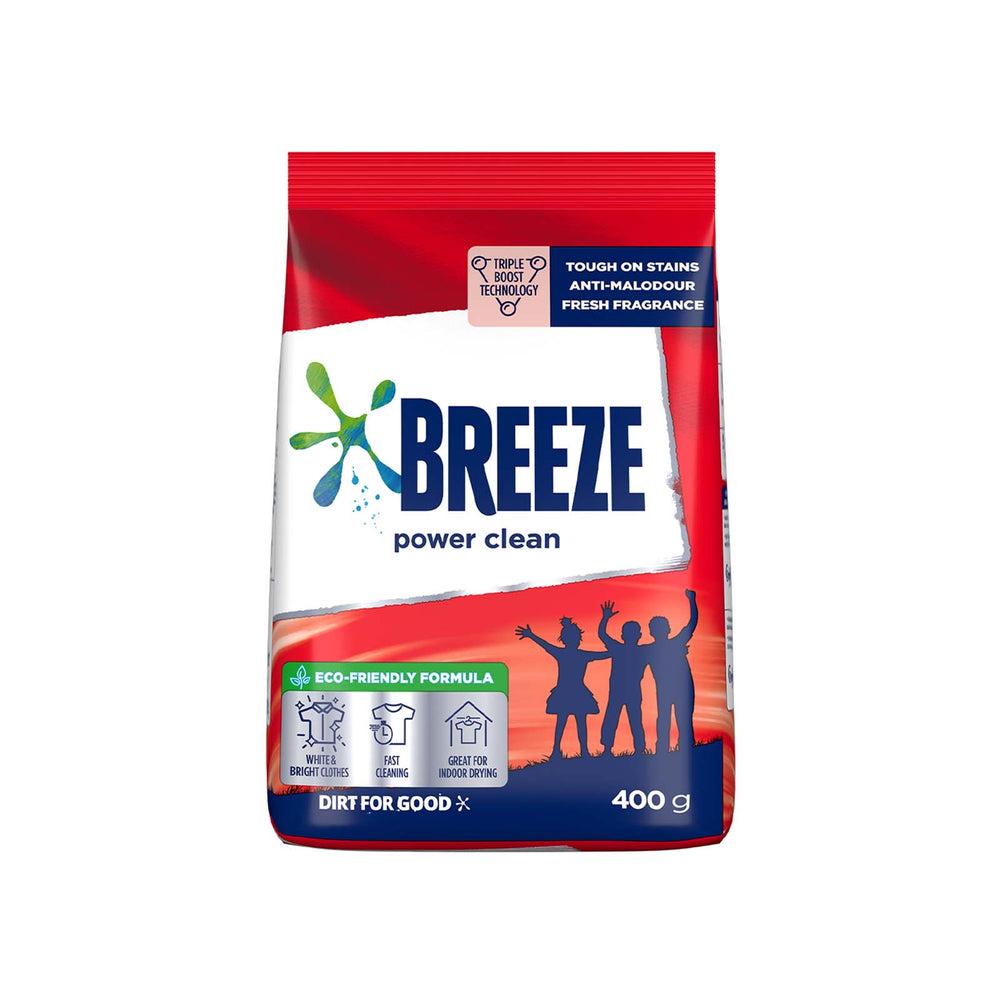 Breeze Detergent  Powder Power Clean 400g