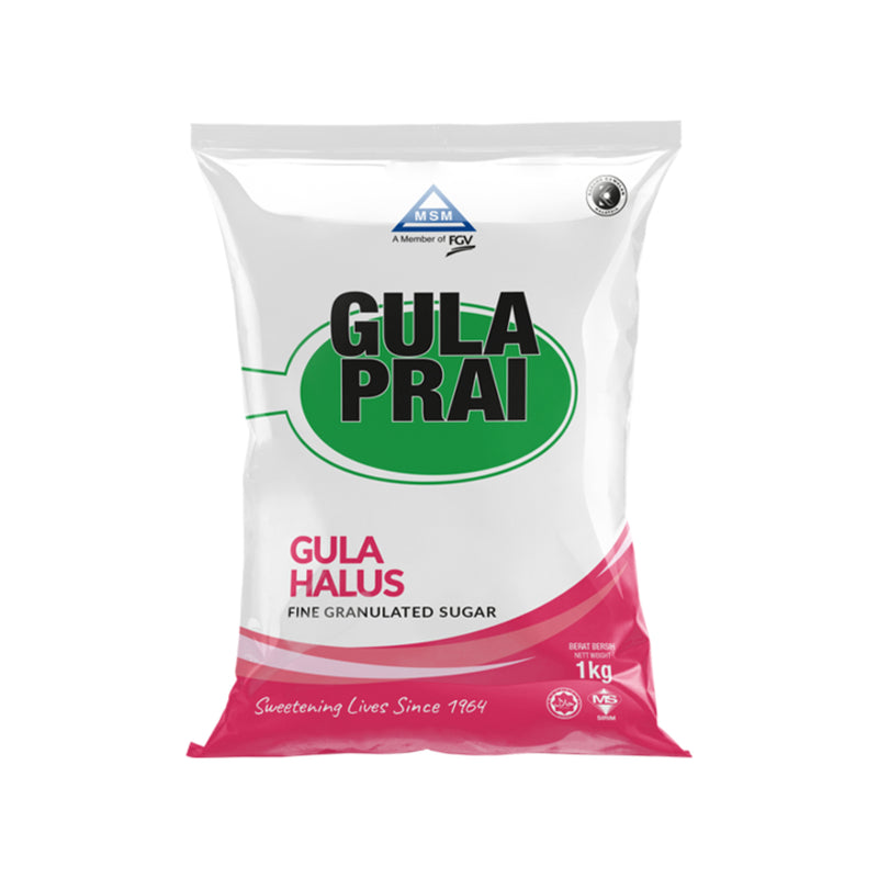 Gula Prai Fine Granulated Sugar 1kg