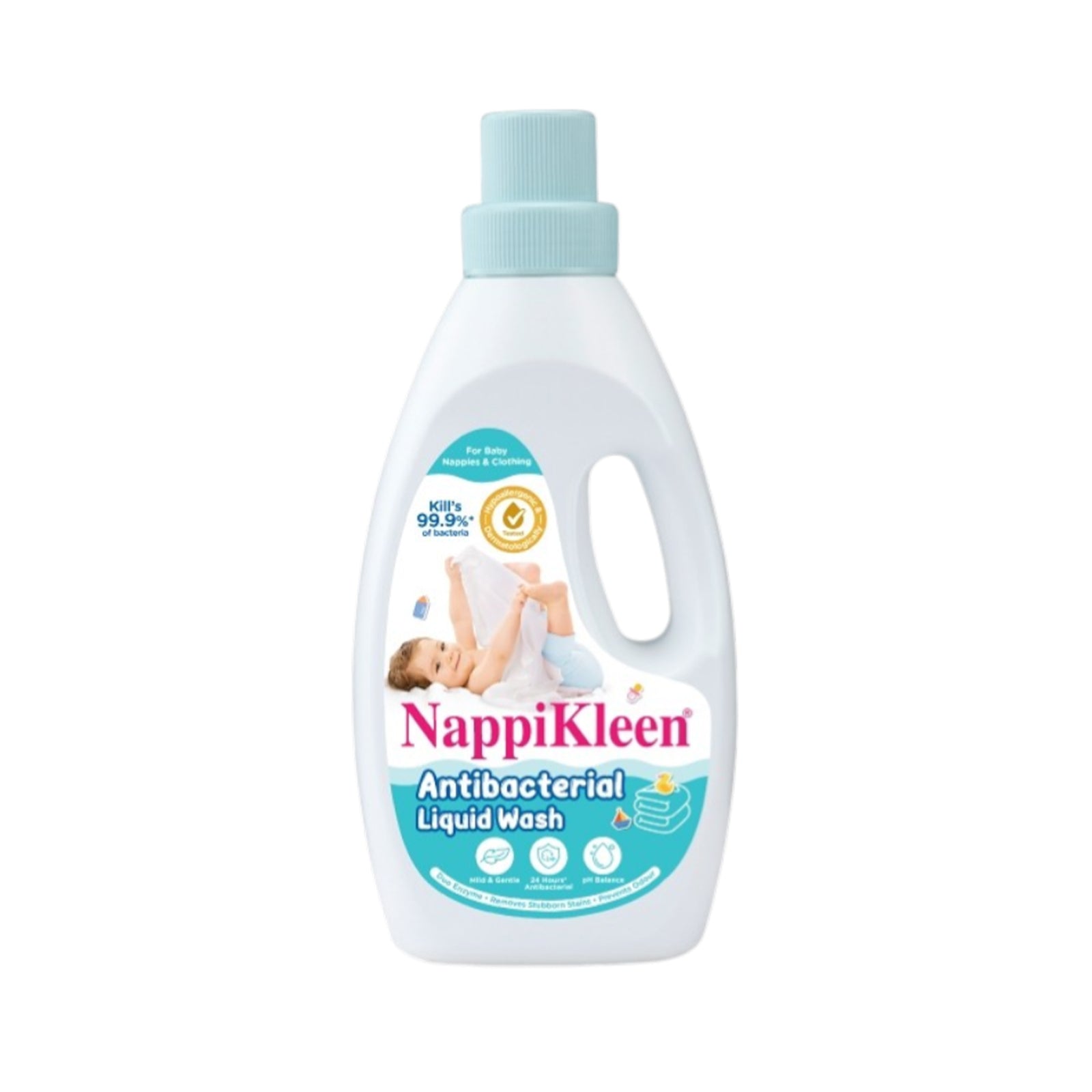 Nappikleen Antibacterial Baby Liquid Wash 1L