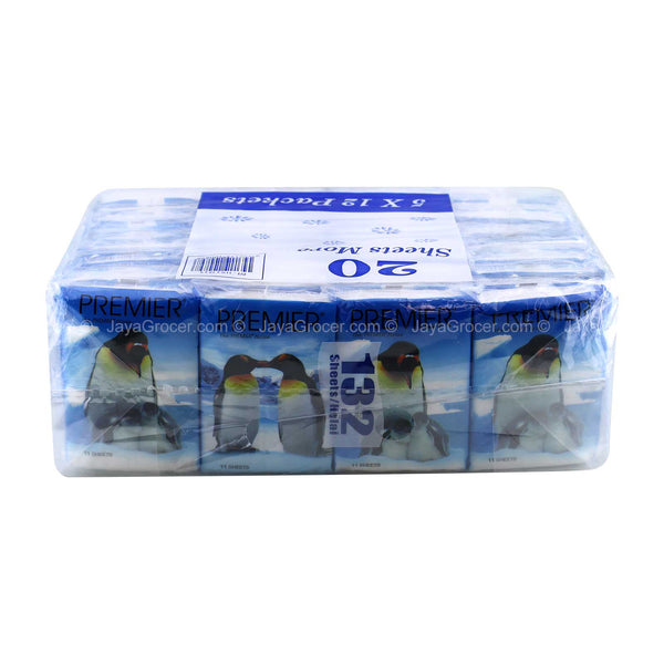 Premier Pocket Tissue 5 x 12 pack