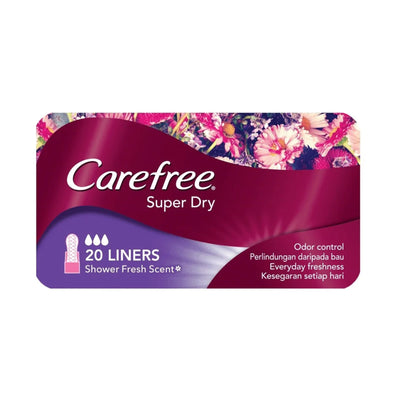 Carefree Super Dry Shower Fresh Scent Panty Liner 20pcs