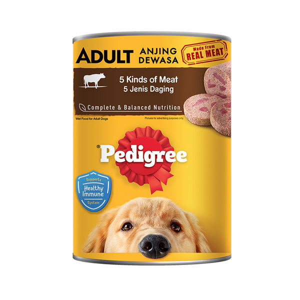 Pedigree Home Style 5 Kinds of Meat Wet Dog Food 400g (highest price)