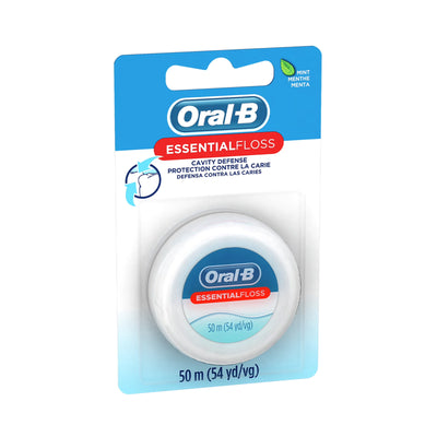Oral-B 50M Essential Mint Waxed Dental Floss 1pack