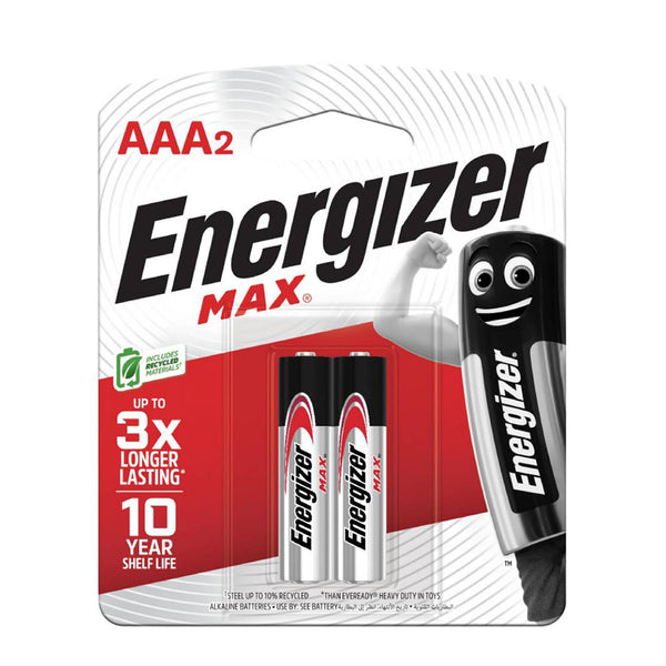 Energizer Max 1.5V AAA Alkaline Battery 4pcs/pack