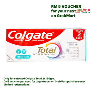 Colgate Total Clean Mint Toothpaste 150g x 2