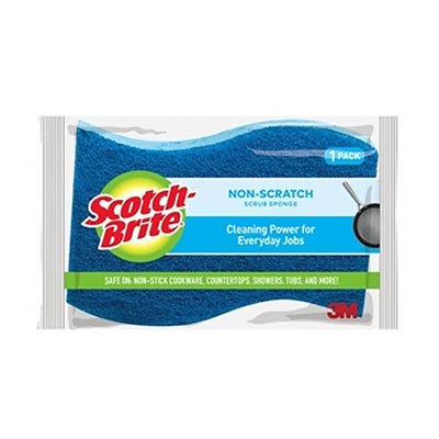 Scotch Brite Non-Scratch Scrub Sponge Blue 1unit