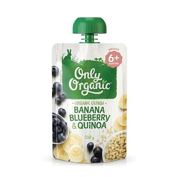 Only Organic Banana, Blueberry and Quinoa Baby Brekkie 120g (highest price)