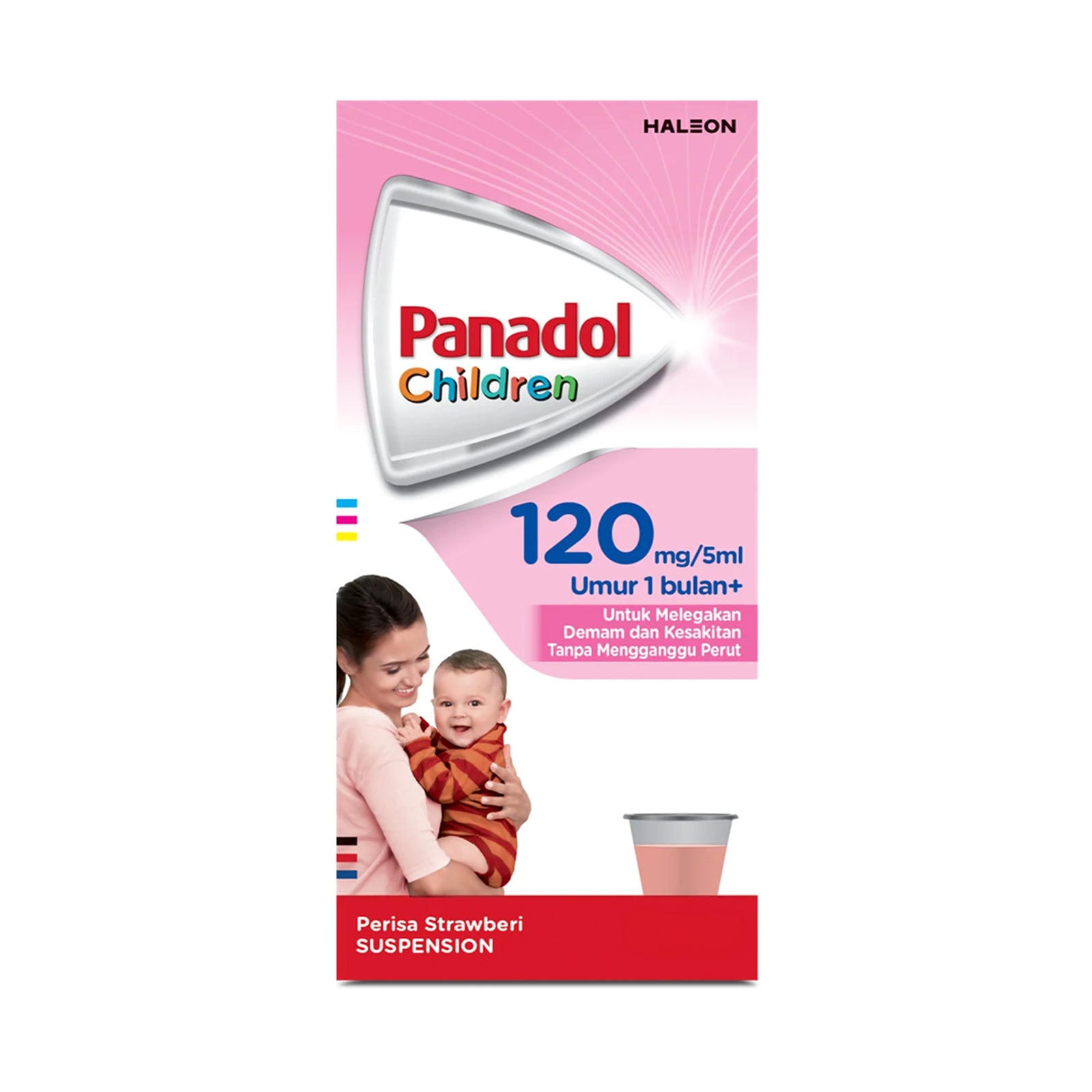 Panadol Suspension for Children Strawberry Flavour 60ml