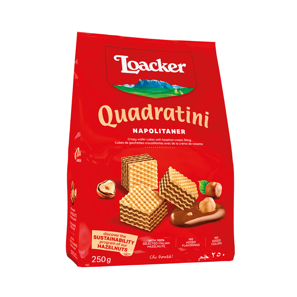 Loacker Quadratini Napolitaner Biscuit 250g