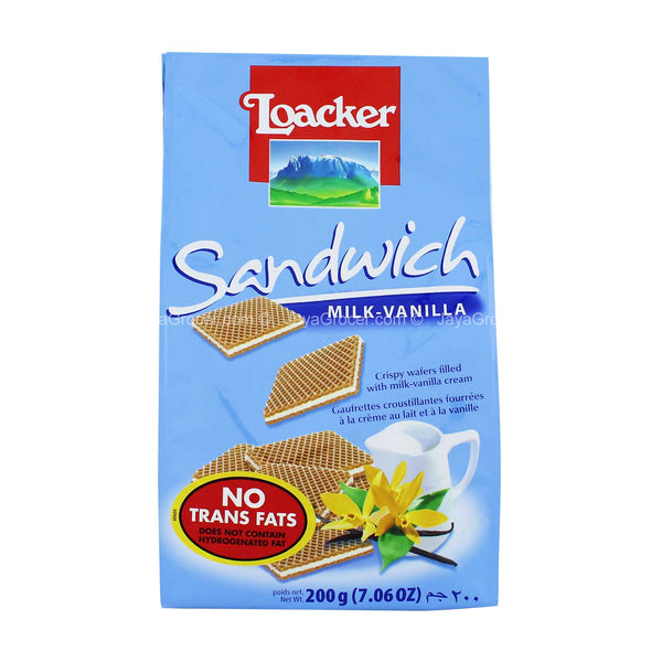Loacker Quadratini Milk Vanilla Sandwich Waffer 200g (highest price)