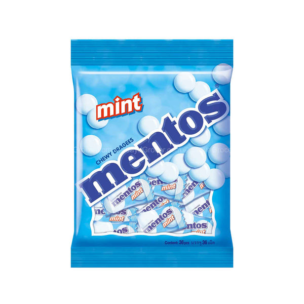 Mentos Pouch Bag Mint Flavour Candy 97.2g