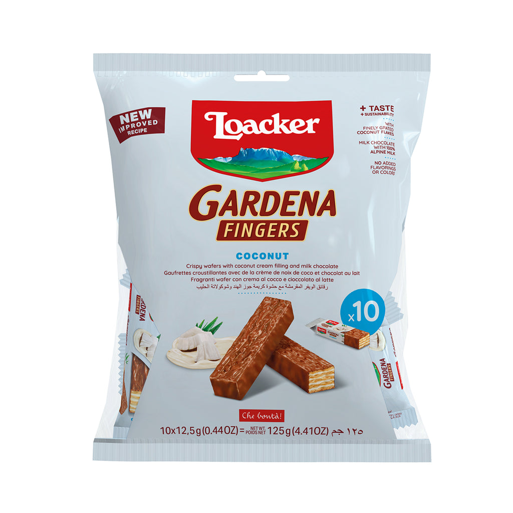Loacker Gardena Fingers Coconut 125g