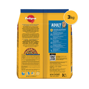 Pedigree Chicken and Vegetable Dry Dog Food 3kg