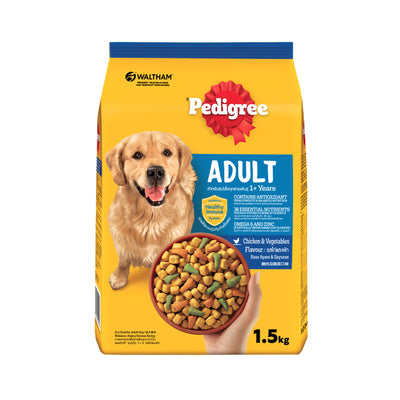 Pedigree Chicken and Vegetable Dry Dog Food 1.5kg