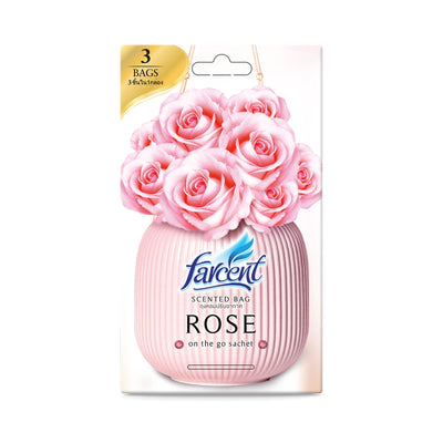 Farcent Rose Scented Bag Value Pack 10g x 3