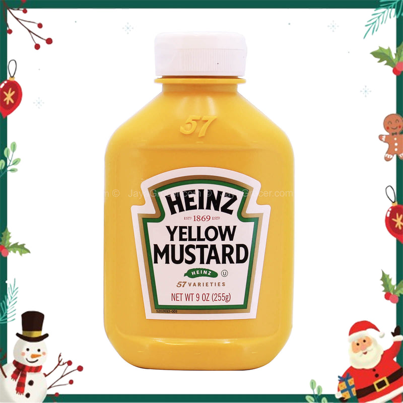 Heinz Squeeze Yellow Mustard 255g