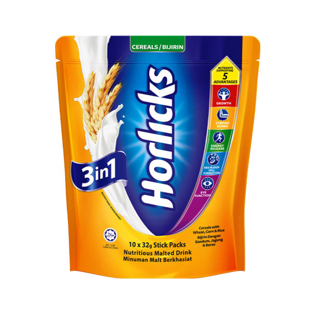 Horlicks Malt Instant Cereal 32g x 10