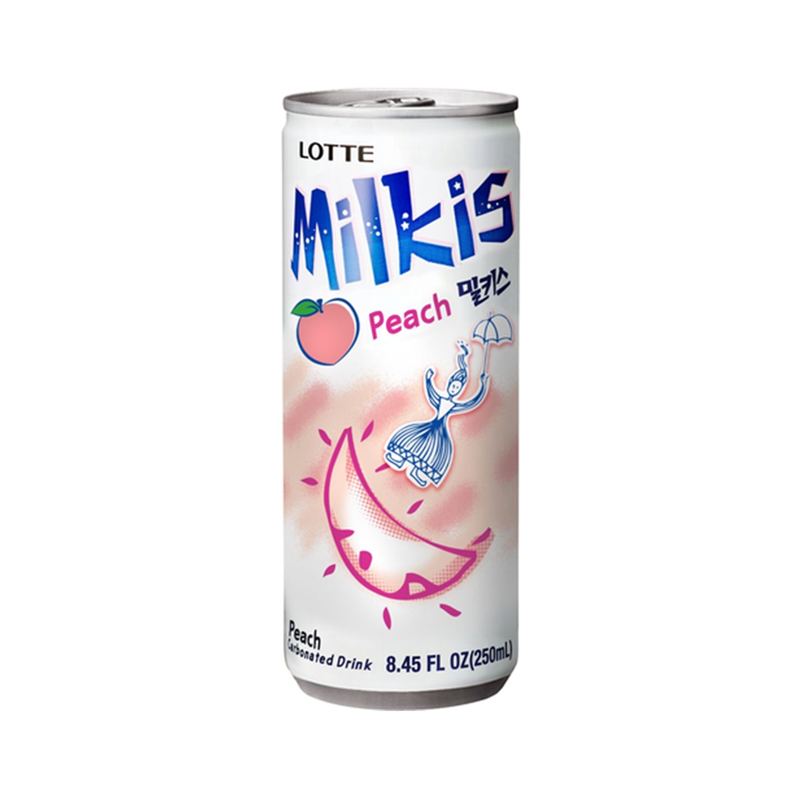Lotte Milkis Peach Can 250ml