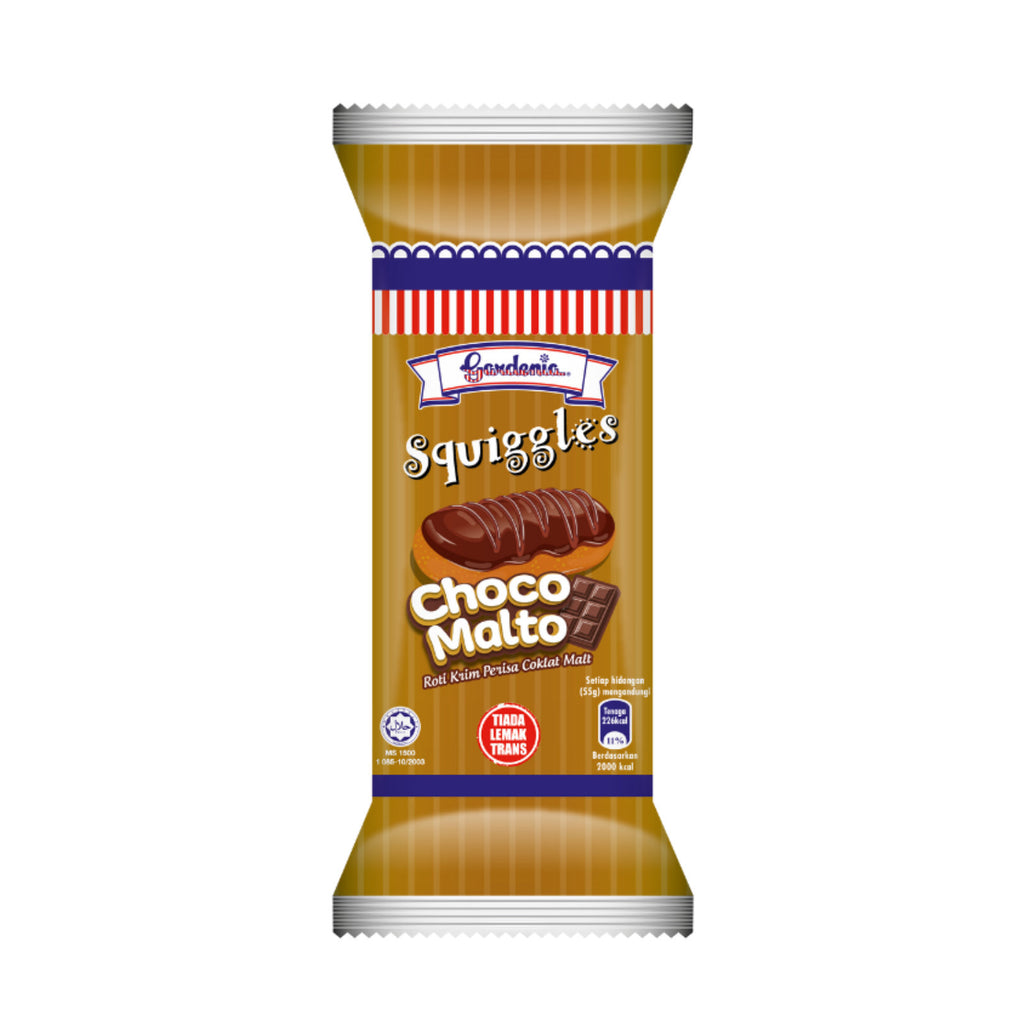 Gardenia Squiggles Choco Malto 50g