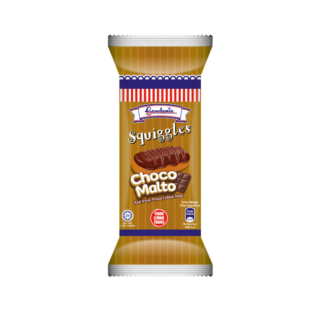 Gardenia Squiggles Choco Malto 50g