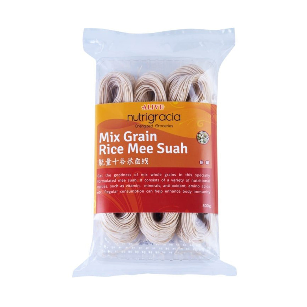 Nutrigracia Mixed Grain Rice Mee Suah Noodles 500g