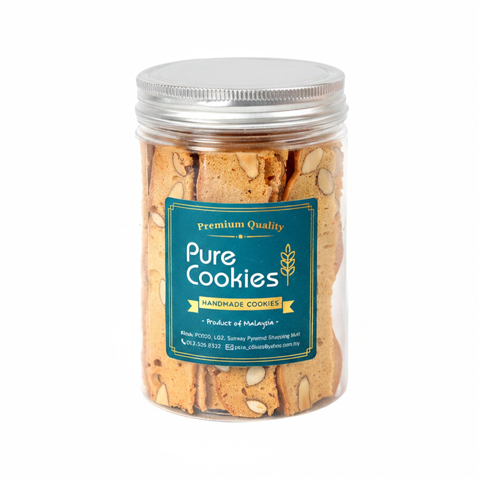 Pure Cookies Almond Biscotti 200g