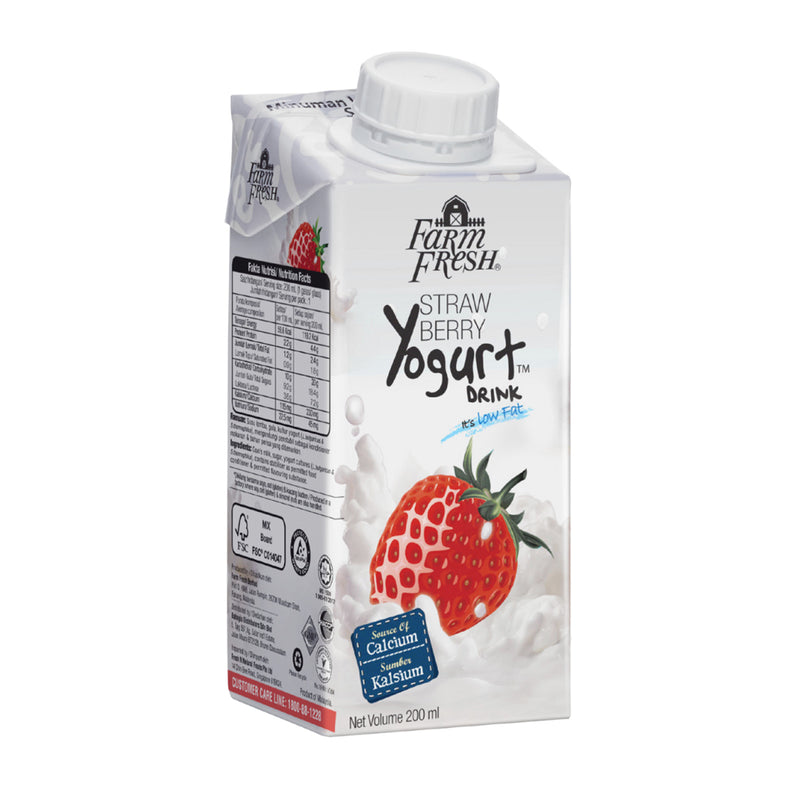 Farm Fresh Yogurt Drink Strawberry Flavour 200ml