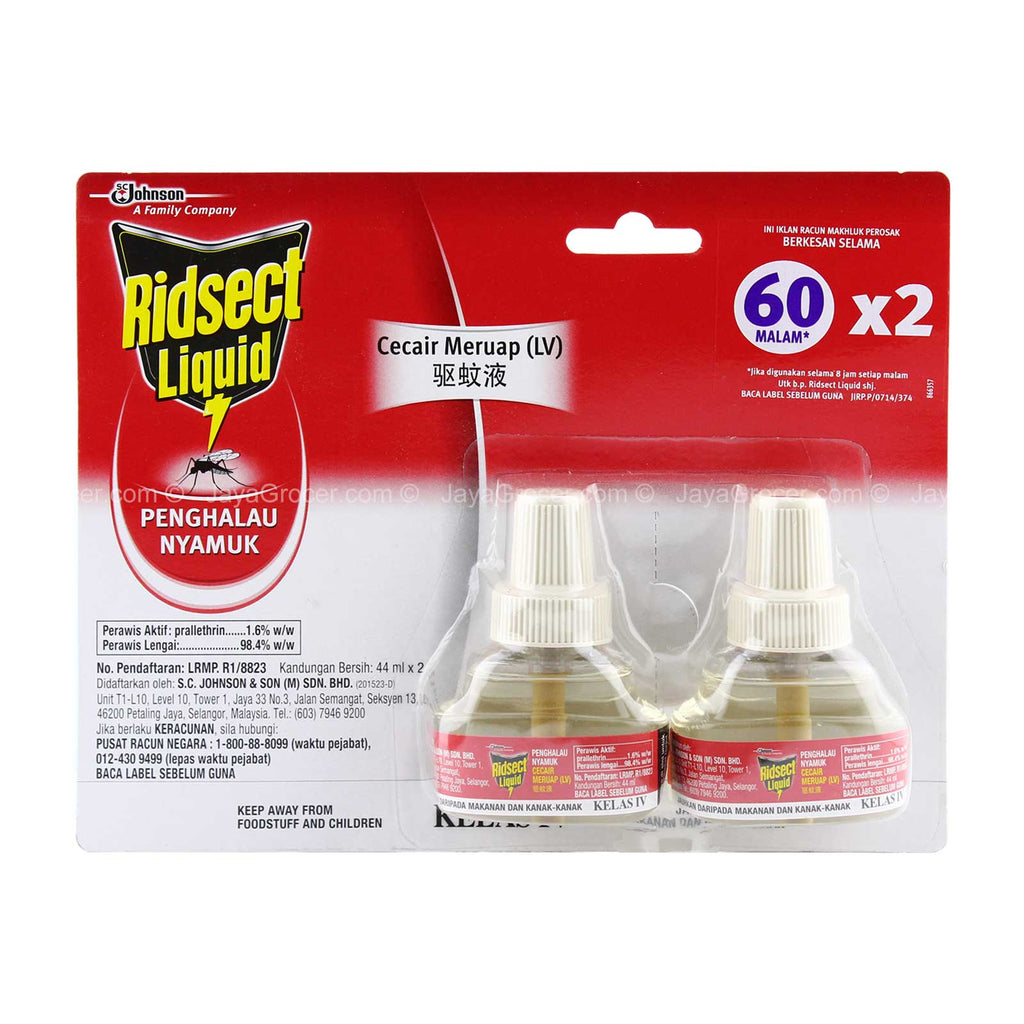 Ridsect Liquid Vapour Mosquito Repellent (Refill) 44ml x 2