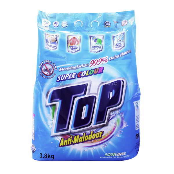 TOP Super Colour Anti-Malodour Detergent Powder 3.8kg (highest price)
