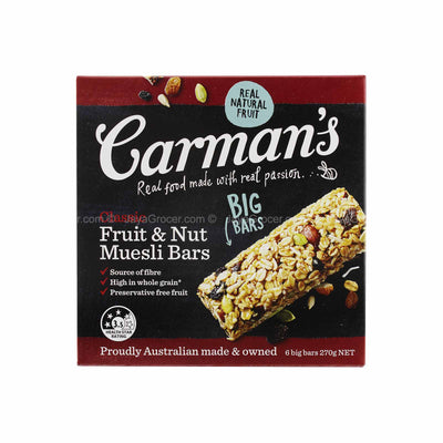 Carmans Classic Fruit and Nuts Breakfast Bars 270g