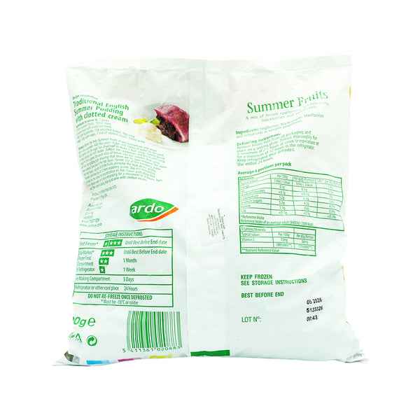 Ardo Frozen Summer Fruits 500g
